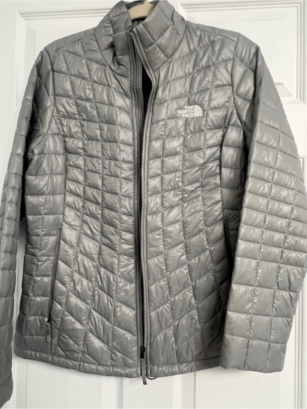 The North Face Women’s Gray Quilted Packable Puffer Jacket